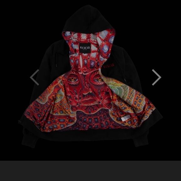 Tool 10,000 Days lined zip up hoodie - Picture 2 of 2